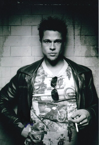 Brad pitt signed autogramm - signed,