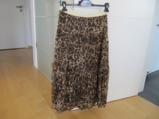 Toller Maxi-/Midi Stufen-Rock gr38-42 Animalprint m.Lurex-Faden 2lagig