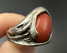 Modernist silber ring 925 mit