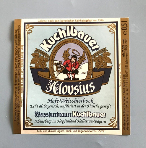 Old beer label - brewery, zum