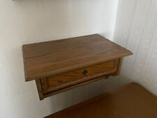 Telefonablage Wandregal mit Schublade   Retro Vintage