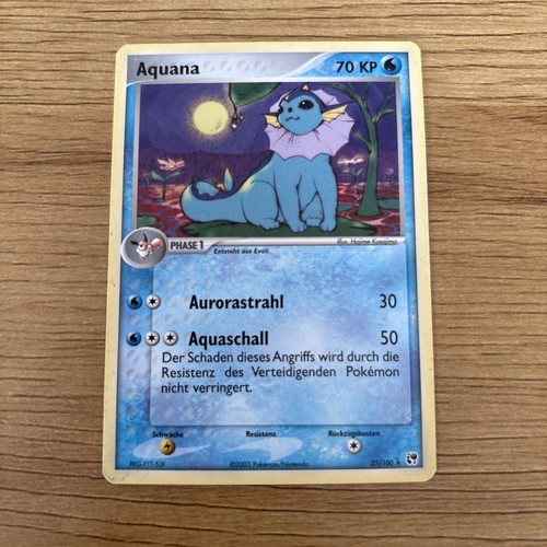 Aquana pokemon karte - pokemon, 25/100