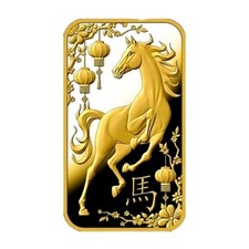 1g Gold Barren Heraeus Year of