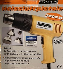 Brüder Mannesmann 2000W Heißluftfön | Heißluftpistole