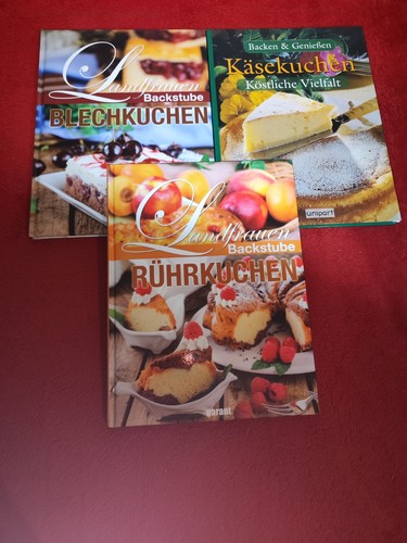 Backbücher set tlg sehr - backbücher-set, 3-tlg.(sehr