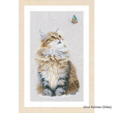 Lanarte Kreuzstichset Katze, Zahlmuster