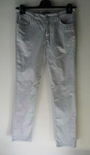 Reverso Designer Jeans Denim Damen Gold/Beige glänzend Gr. 38