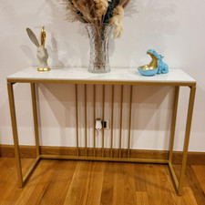 Konsolentisch Weiß Hochglanz