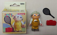 Carrera 1983 / Mainzelmännchen Conni Tennisspieler mit Zubehör 12214 OVP  SELTEN