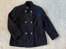 MILO Coats Jacke Wolljacke Gr. 38 schwarz 80% Wolle TOP