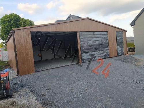 Blechgarage 9x6 fertiggarage - 9x6,