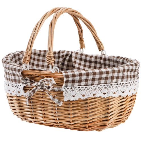 Peohud picknickkorb aus weide - picknickkorb,
