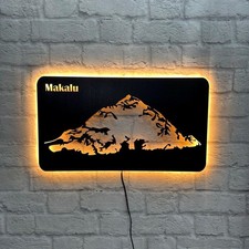 Wanddeko Makalu aus Holz –