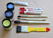 Seidenmalerei Konvolut –