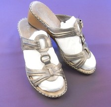 Rieker Pantolette  Gr. 41 Farbe : Bronce (Metalliceffekt)  Weite Verstellbar TOP