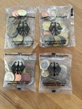 4er Set: Euro Starter Kit 2001 Deutschland *ORIGINAL und UNGEÖFFNET* Selten!