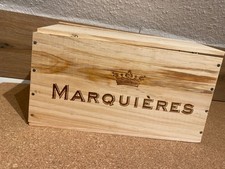 Weinholzkiste Dekoration leer