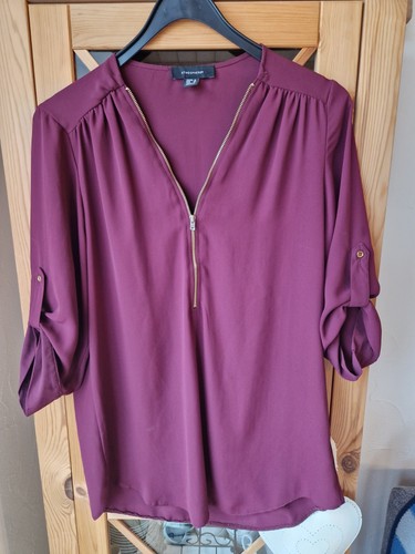 Hübsche weinrote bluse s - hübsche, gr