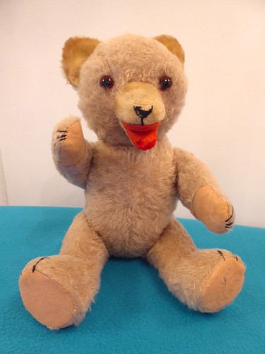 Teddybär aus mohair clemens - mohair,