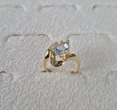 Neu damenring 585 gold - damenring, mit