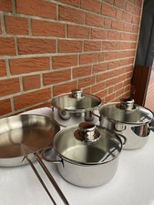 Berndes Edelstahl Topfset 4