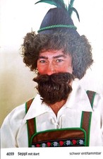 Seppl Perücke mit Bart –