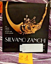 SILVANO ZANCHI GOLDSCHMIEDE SCHMUCK SKULPTUREN EDELSTEINE Broschüre