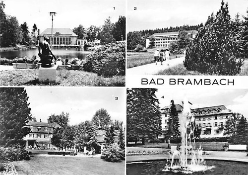 Alte bad brambach - alte, ak