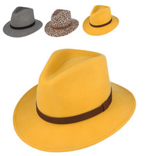 Fedora-Hut aus Wolle mit