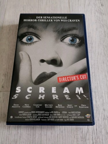Vhs scream erstauflage uncut - vhs,