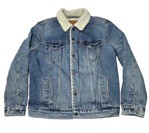 Levis trucker jeans teddyfell - jeans,