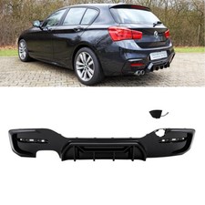 Sport Diffusor hochglanz Competition passt für BMW F20 F21 2-Rohr M-Paket LCI