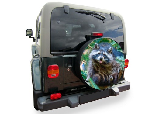 Waschbär reserveradabdeckung - waschbär,
