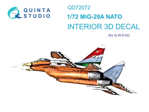 Quinta studio mig 29a - quinta, 1/72