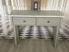 MODERNE WANDKONSOLE HOLZ MASSIV MIT SPECKSTEINPLATTE NATURSTEIN