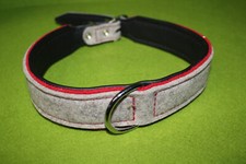 Hundehalsband filz leder - hundehalsband, filz/leder