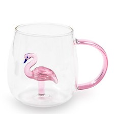 Flamingo Tasse Glas Tassen -