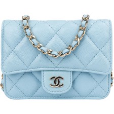 Chanel  Caviar  CC Single Flap Mini Crossbody Bag Coco CC Tasche