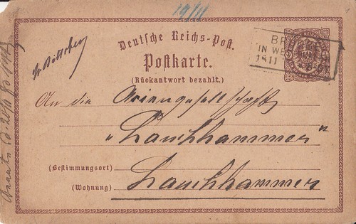 Ganzsache brügge in - dr, r3
