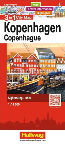 Hallwag stadtplan kopenhagen - stadtplan,