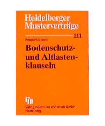 Bodenschutz und - bodenschutz-,