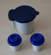 1 x Milchkännchen & 2 x Gewürzstreuer von Tupperware
