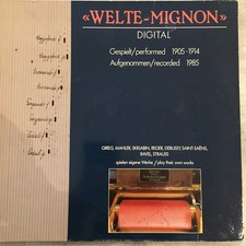 "WELTE-MIGNON" DIGITAL: 1905 -