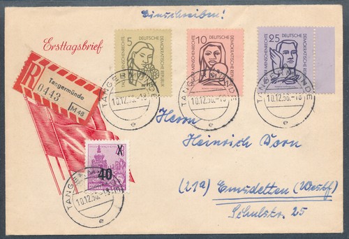 Ddr fdc 548 550 - ddr., mi.-nr.