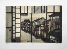 Otto Eglau Farbradierung