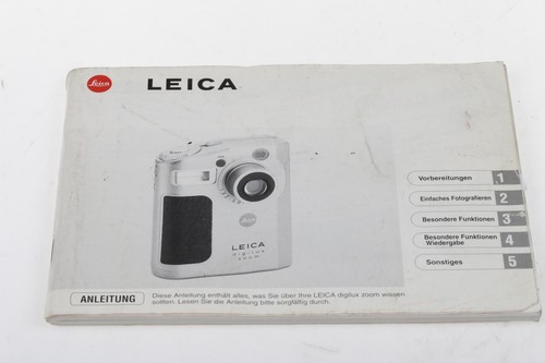 Leica bedienungsanleitung für - leica,