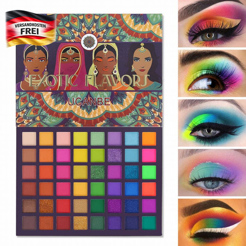 Bunte lidschatten palette - palette, 48