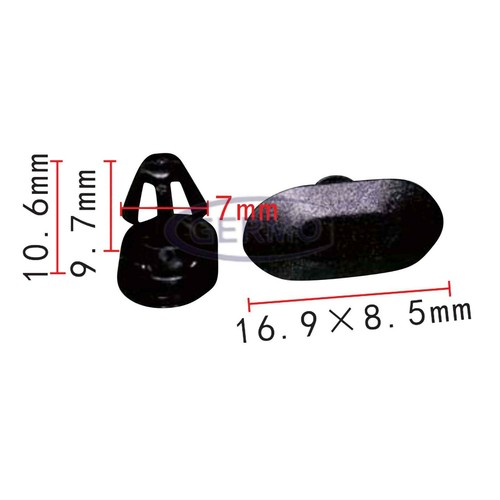 Befestigung clip - x, befestigung-clip