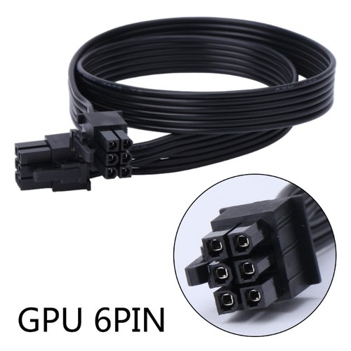 Flat pcie 6pin - pcie, cable