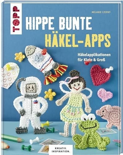Hippe bunte häkel apps - hippe,